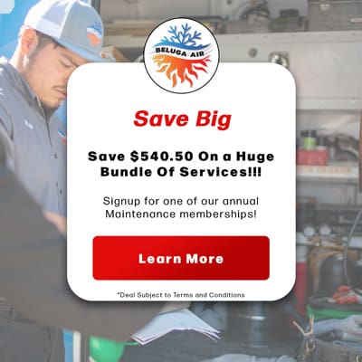 Sign up for an HVAC Membership to save over $540 on a huge bundle of services.
